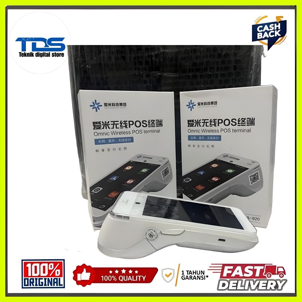 Printer Androit Android Pertamina A920 SPBU EDC PAX Mobile