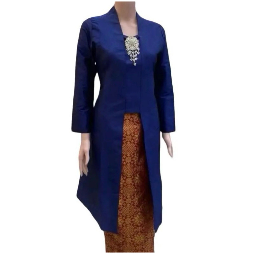 NEW! Atasan kebaya saja / Kebaya Tunik Melayu Jumbo ld120cm / Baju Kebaya Kondangan Modern / Kebaya