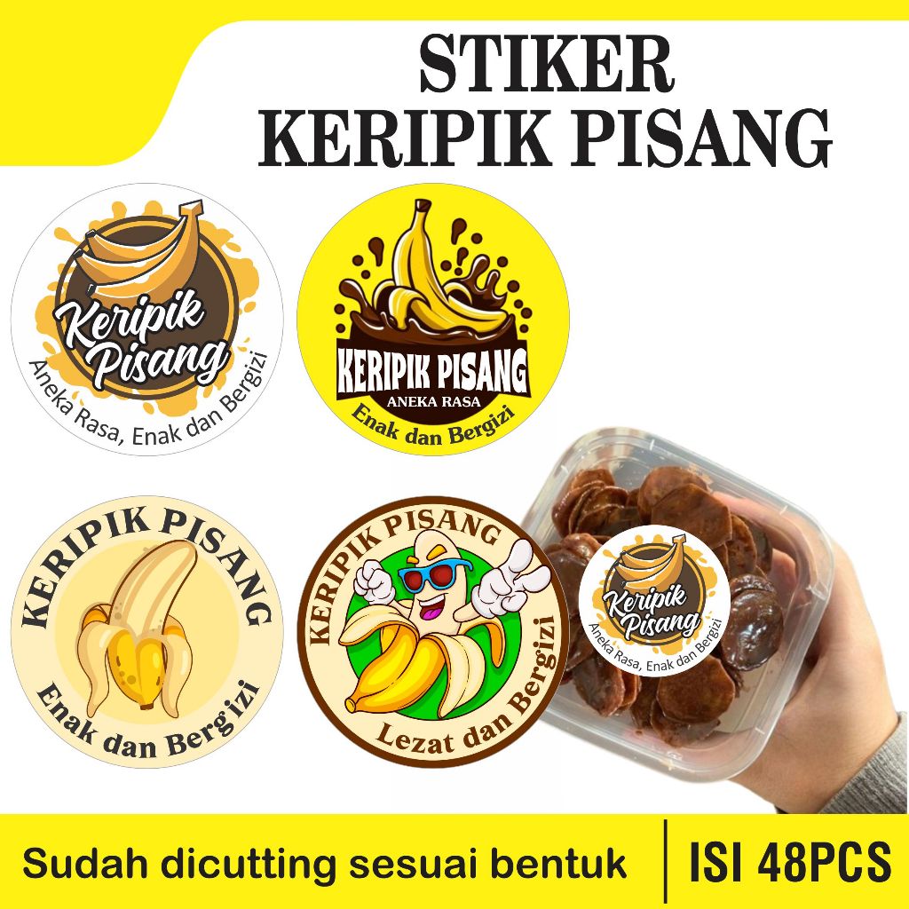 

STIKER LABEL MAKANAN KERIPIK PISANG STIKER LABEL MAKANAN KEKINIAN
