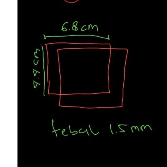 

stand akrilik 1 set bening 1.5 mm (4.4 x 6.8 cm )