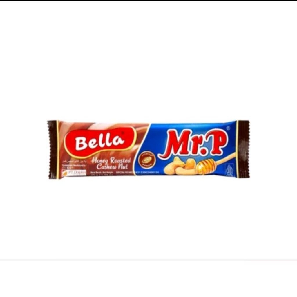 

Bella Mr. P Cokelat Batang Honey Roasted Cashew Nut 45 g