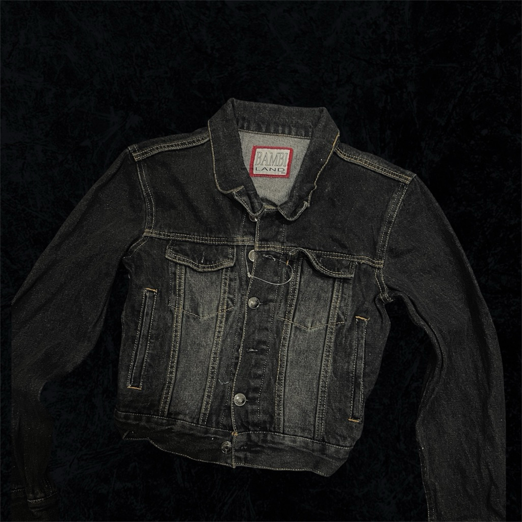 raw denim jacket bambiland