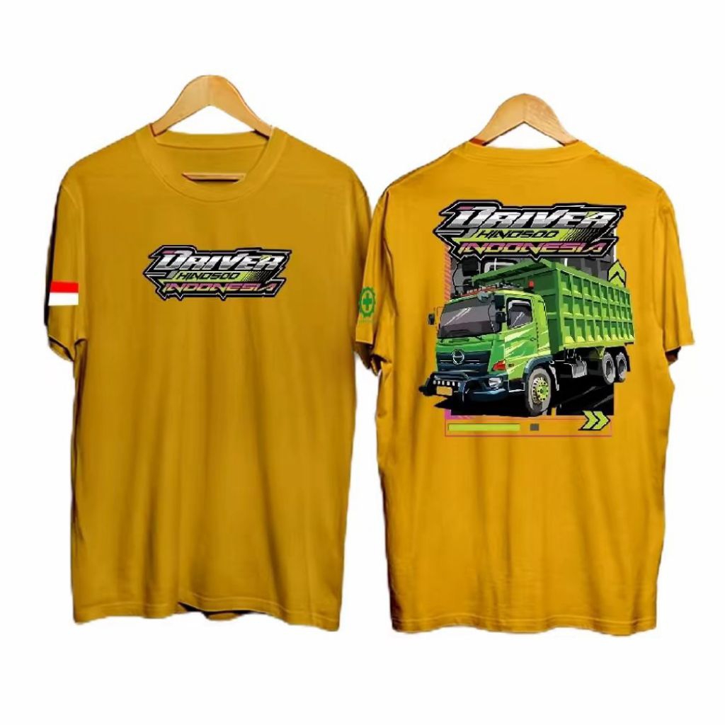 KAOS DRIVER MUDA INDONESIA // KAOS TSHRIT TRUK HINO 500 // KAOS VIRAL DRIVER MUDA INDONESIA // KAOS 