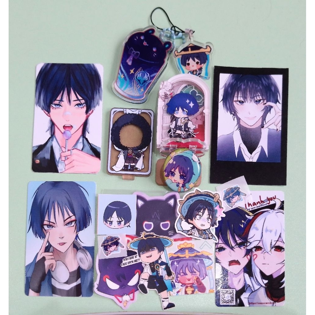 [ BUNDLE ] Wanderer Scaramouche Genshin Impact Stand Standee Mini Standee Dress-Up Standee Dress Up 