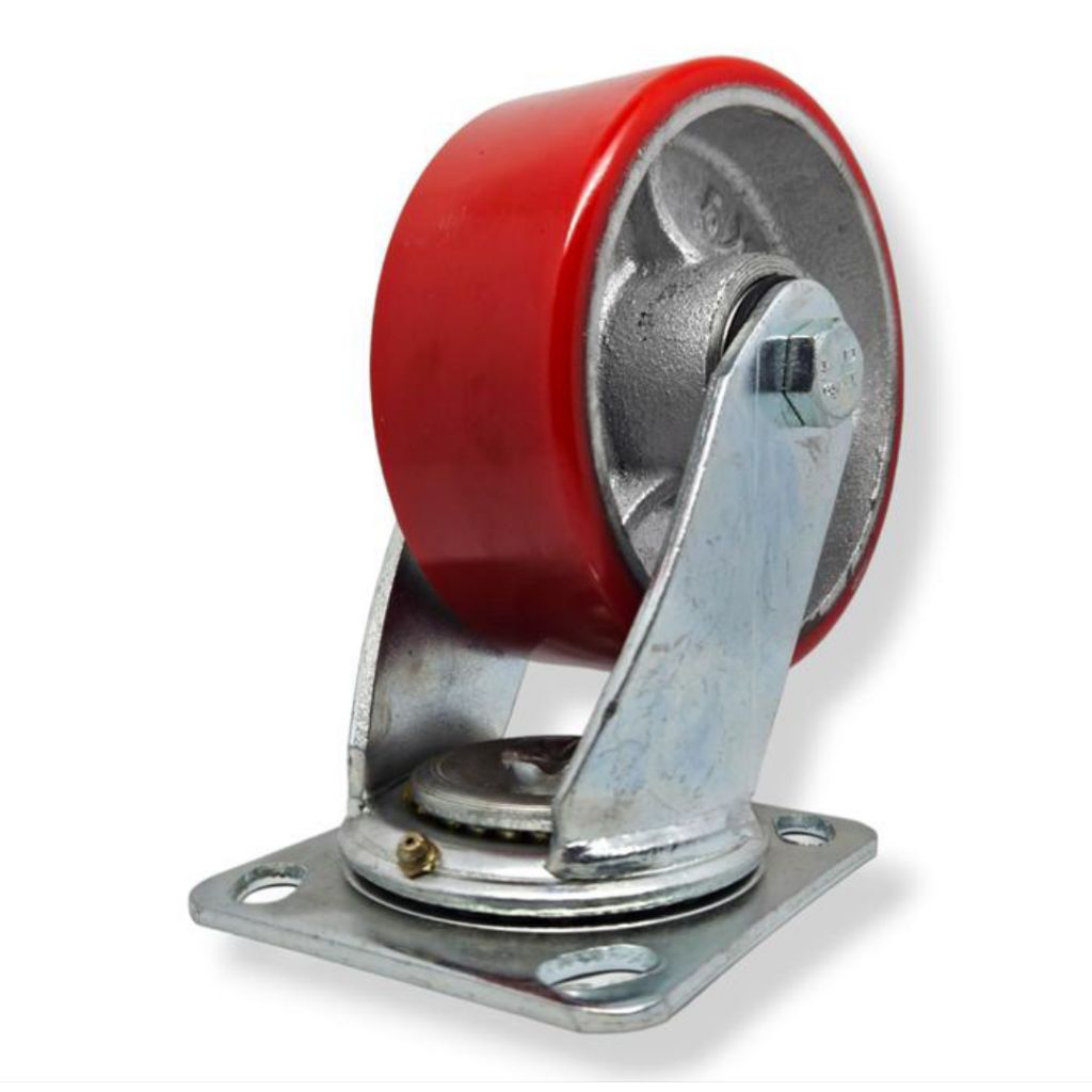 RODA TROLI PU HEAVY DUTY 5 INCH ( HIDUP/SWIVEL )