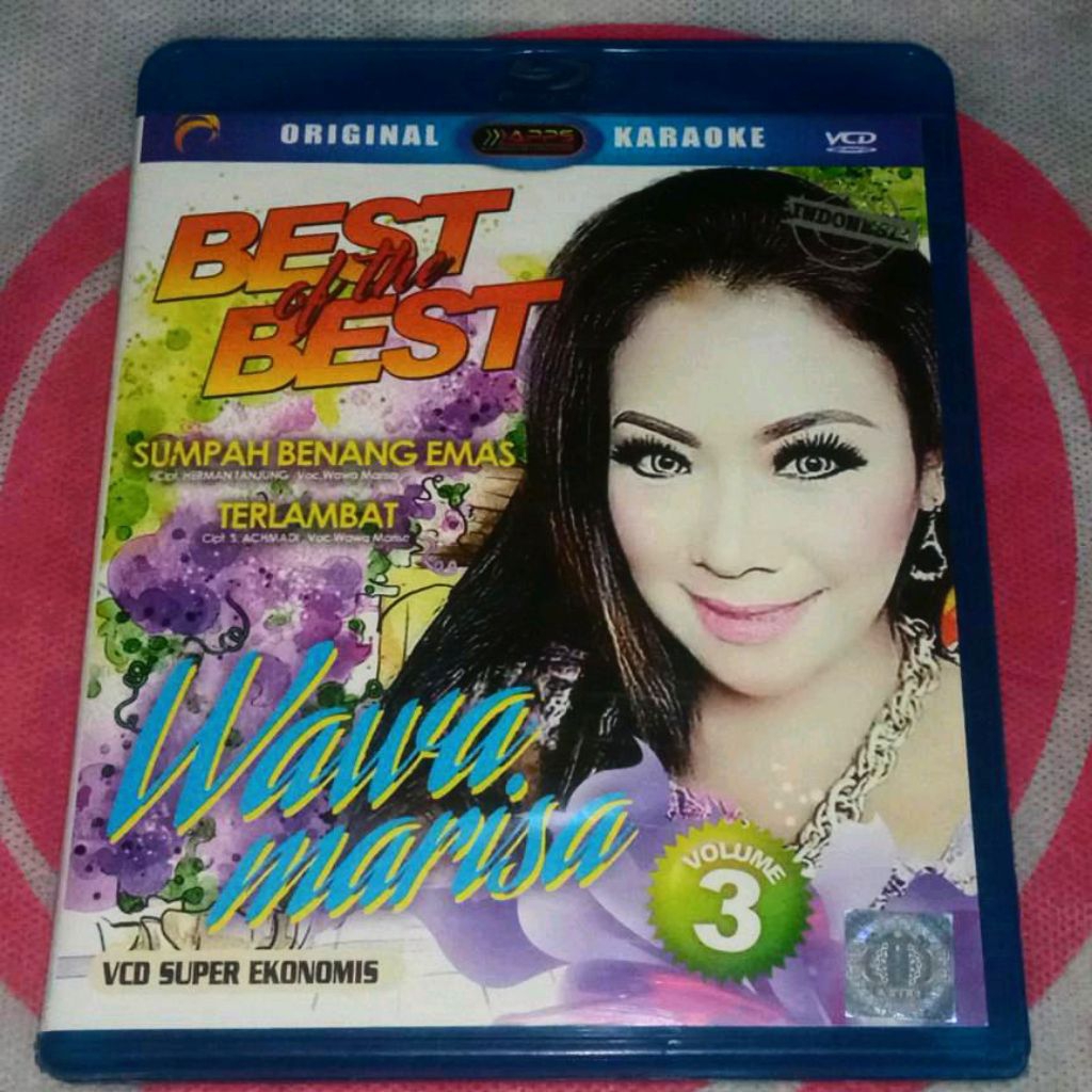 VCD Wawa Marisa - Best Of The Best Volume 3 V CD Karaoke
