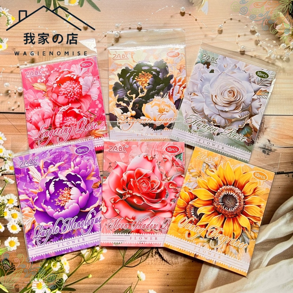 

BLOOMING FLOWER STIKER - STIKER BUNGA - STIKER AESTHETIC - STIKER JOURNALING