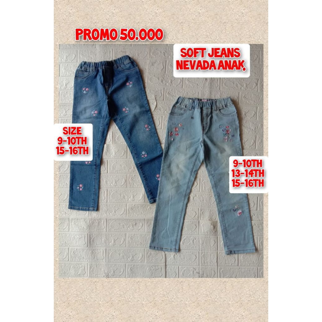 jeans Nevada & Aero anak cewek