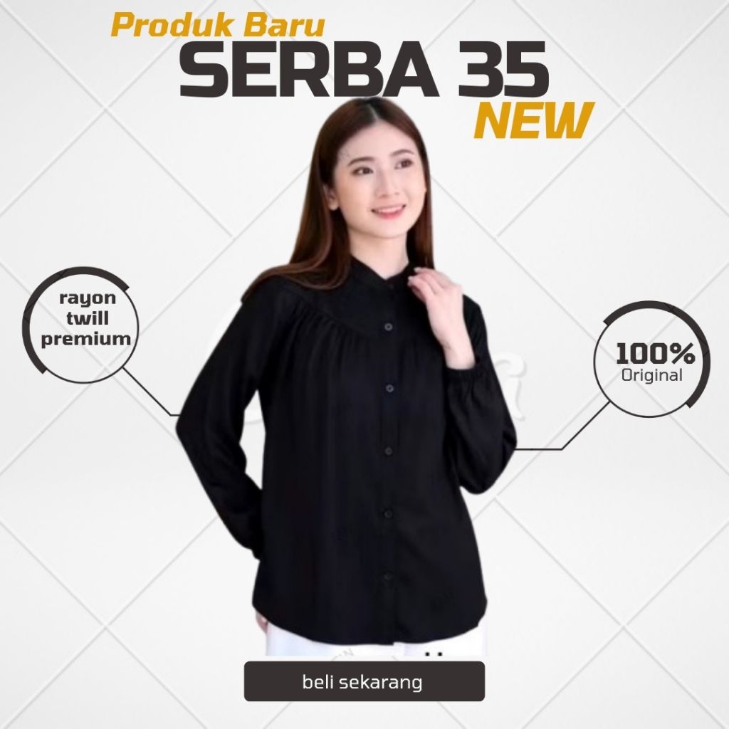 LALISA TOP Kemeja Rayon Twill Busui frendlly Terbaru wanita muslim