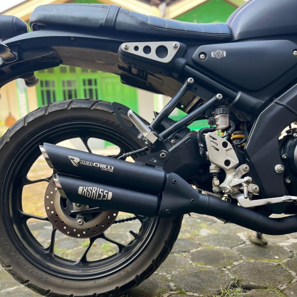 knalpot yamaha xsr 155 - knalpot xsr 155 - knalpot xsr doubel hole xsr edition