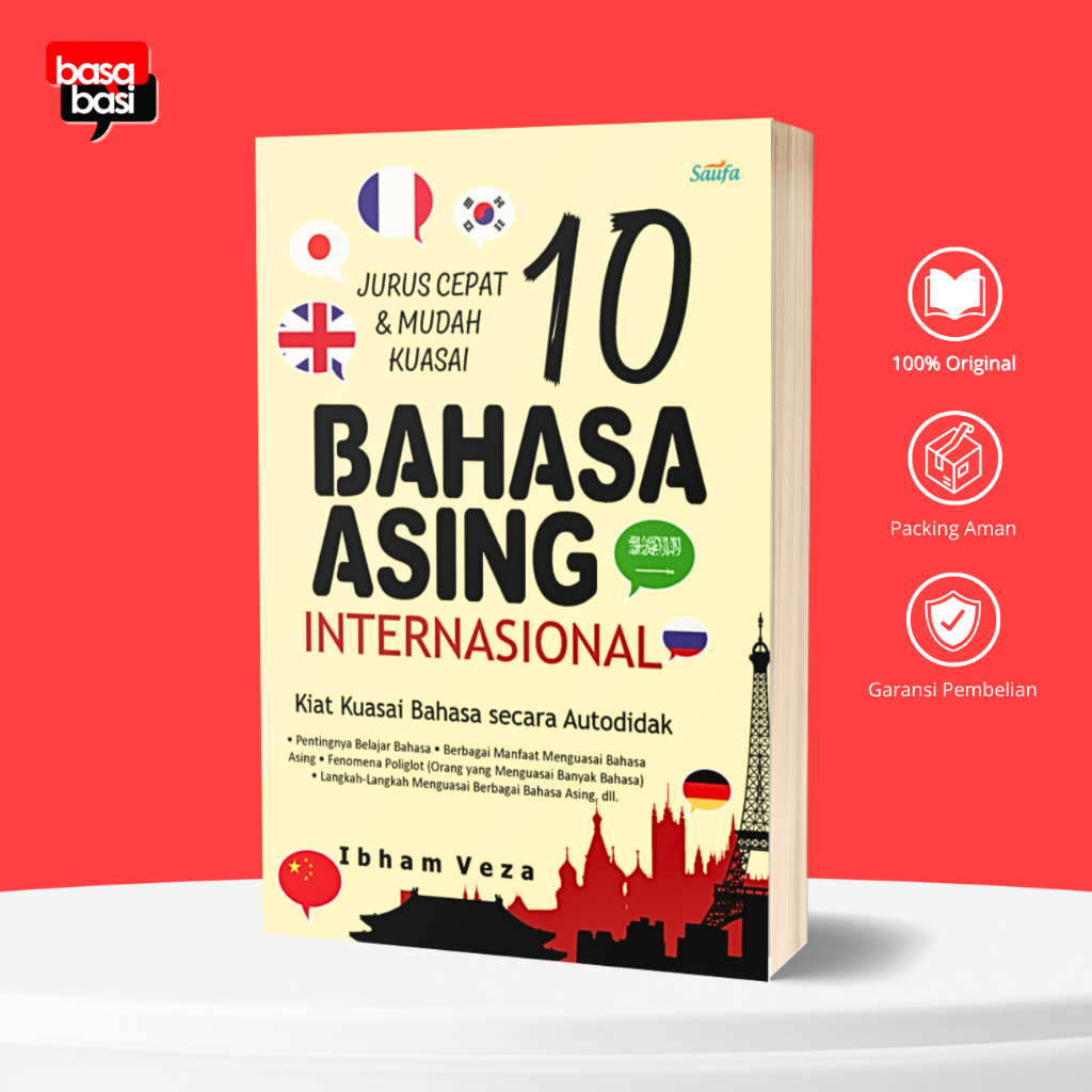 Basabasi - Jurus Cepat dan Mudah Kuasai 10 Bahasa Asing Internasional - Saufa