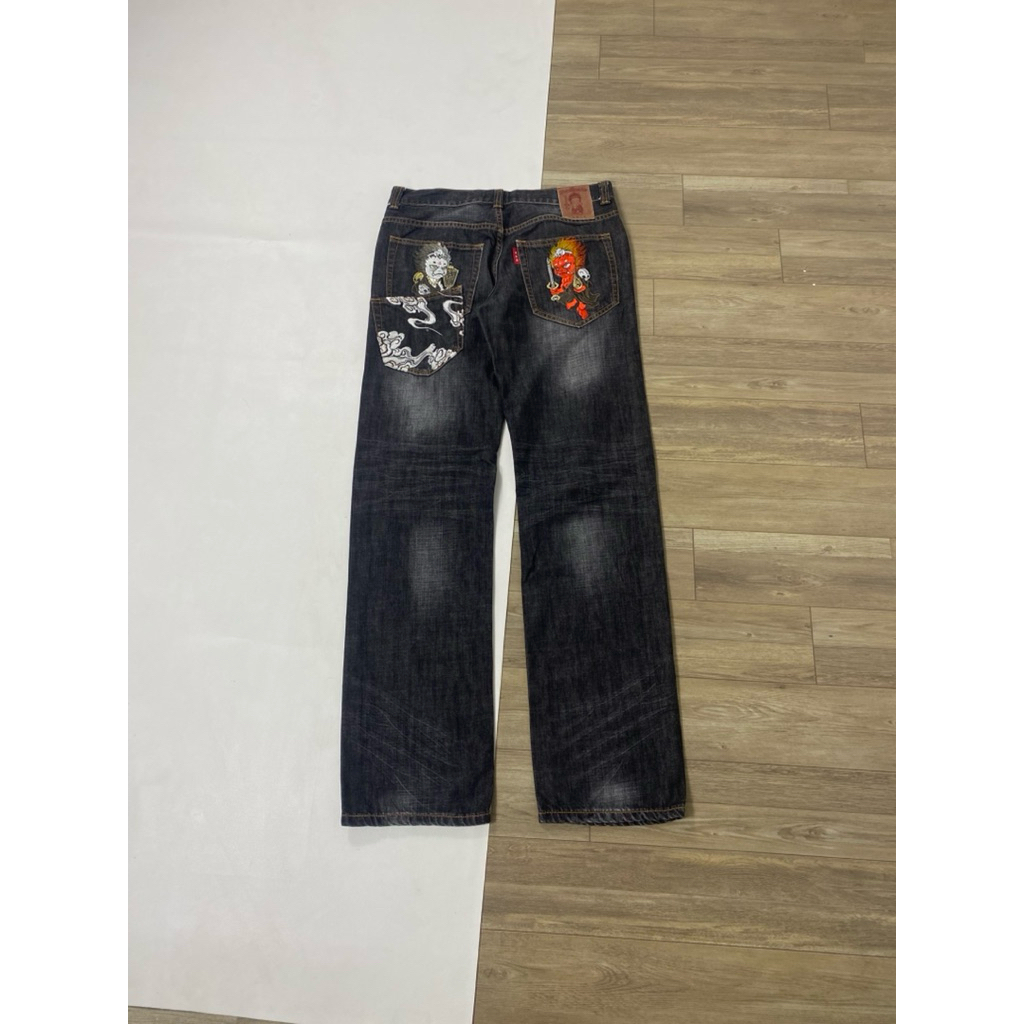 Y2K Jizo Bosatsu x Nippon Blue Japan Jeans