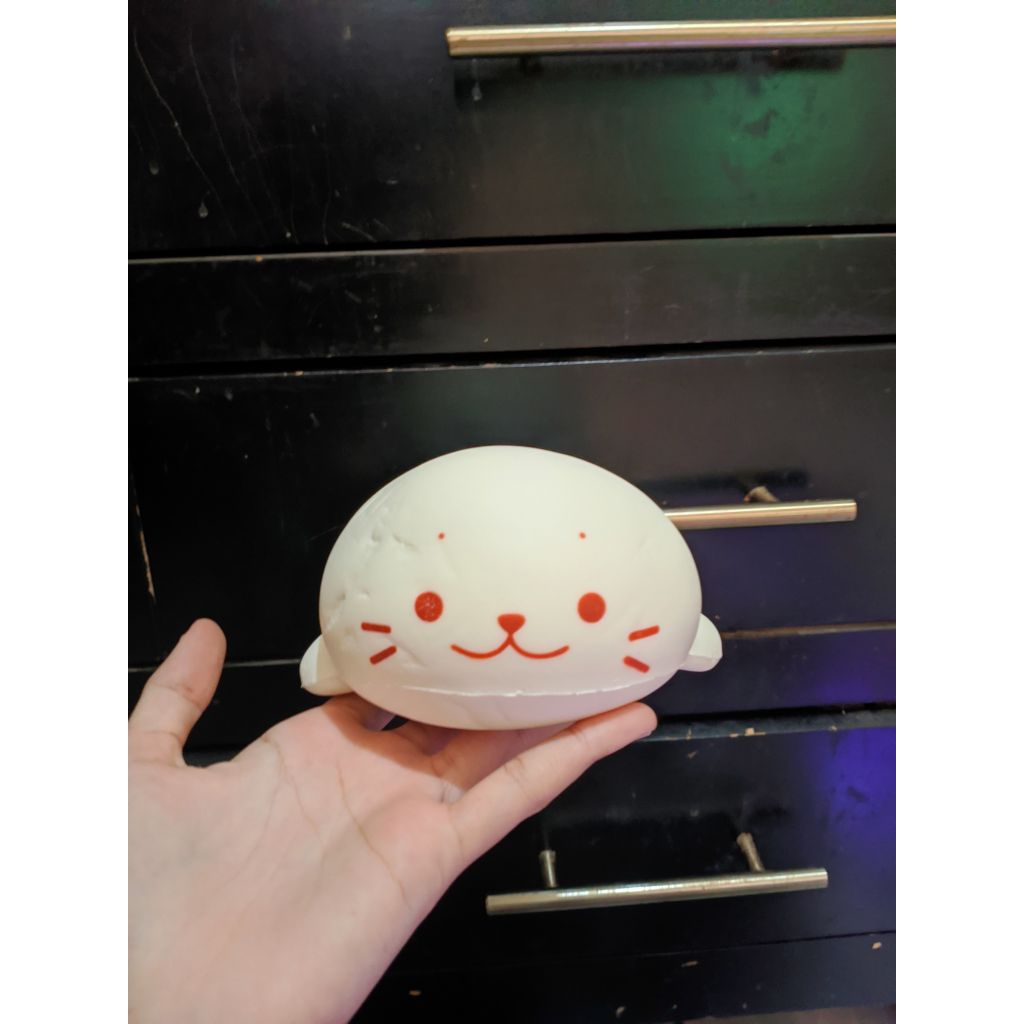 squishy mother garden seal mascot