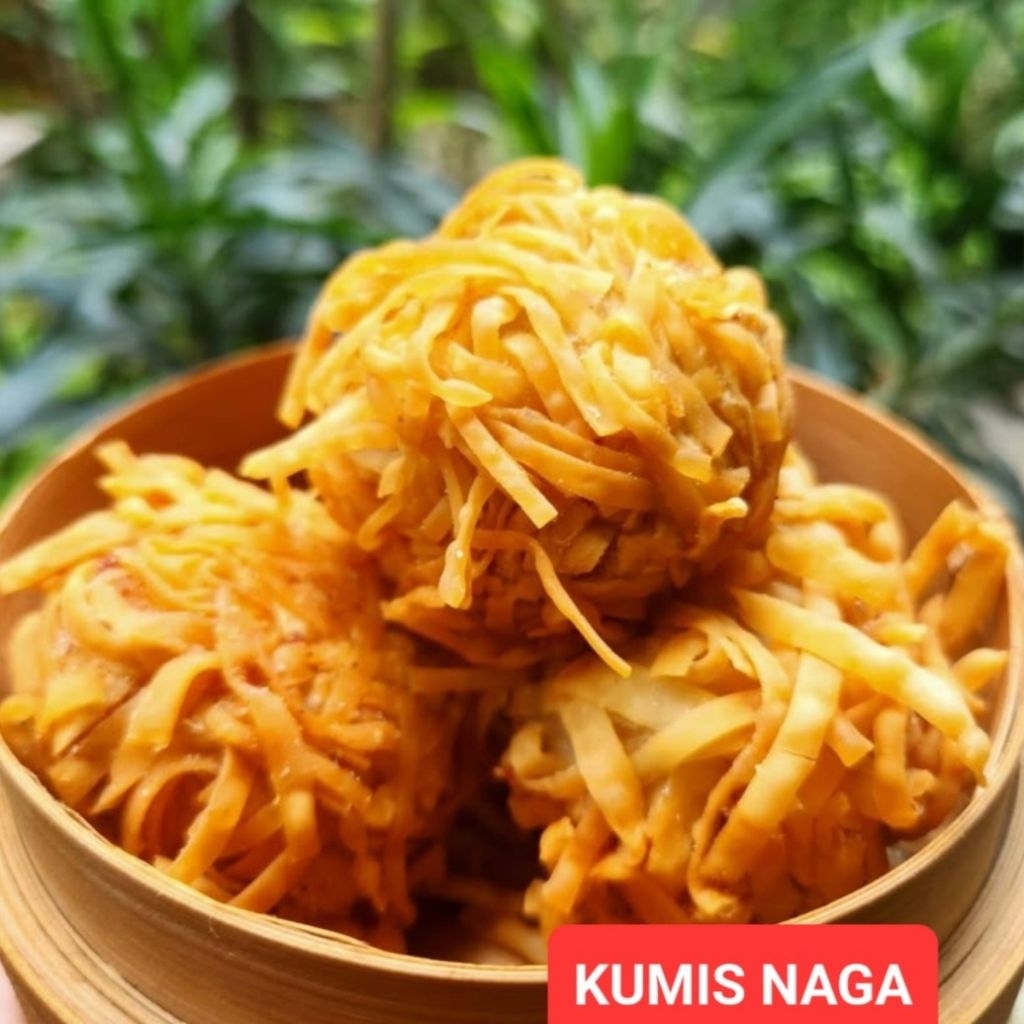 

dimsum goreng kumis naga ayam frozen / camilan dim sum deep fry halal