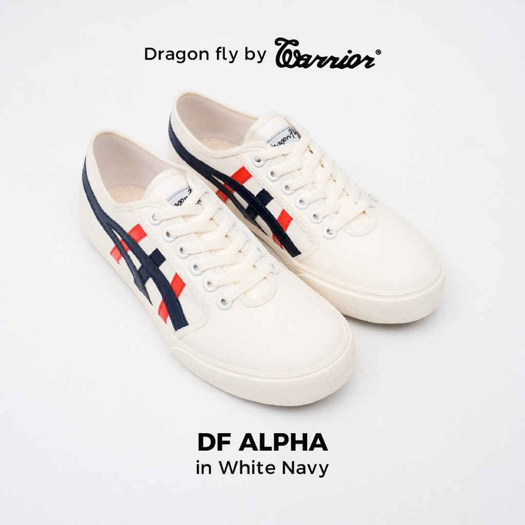 Sepatu Dragonfly Alpha Whte Navy / Sepatu Dragonfly Capung