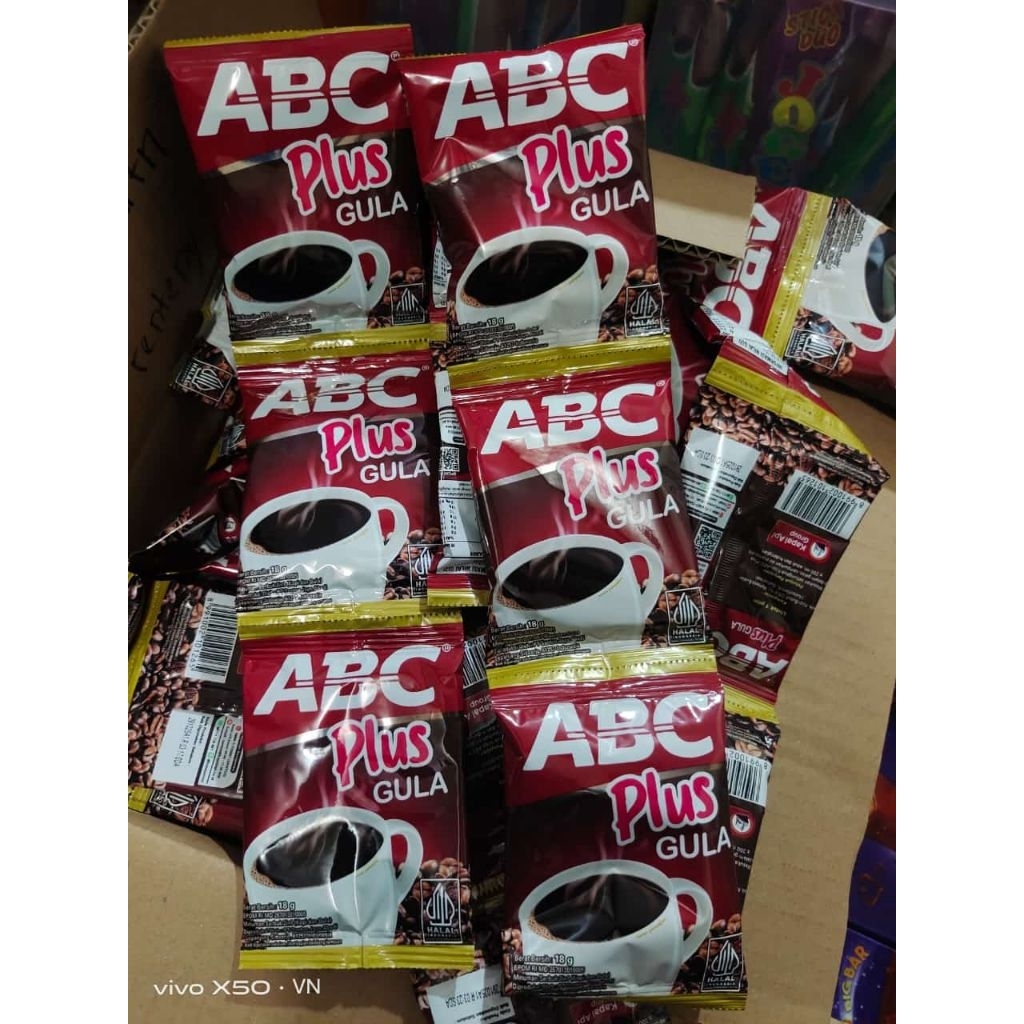 

1 DUS KOPI ABC PLUS ISI 120 PCS