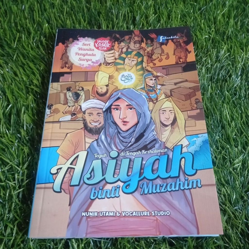 buku jagoan komik islam seri wanita penghulu surga asiyah binti muzahim