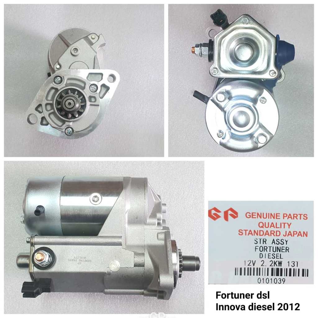 STARTER TOYOTA INNOVA DIESEL 2012 ON FORTUNER DIESEL