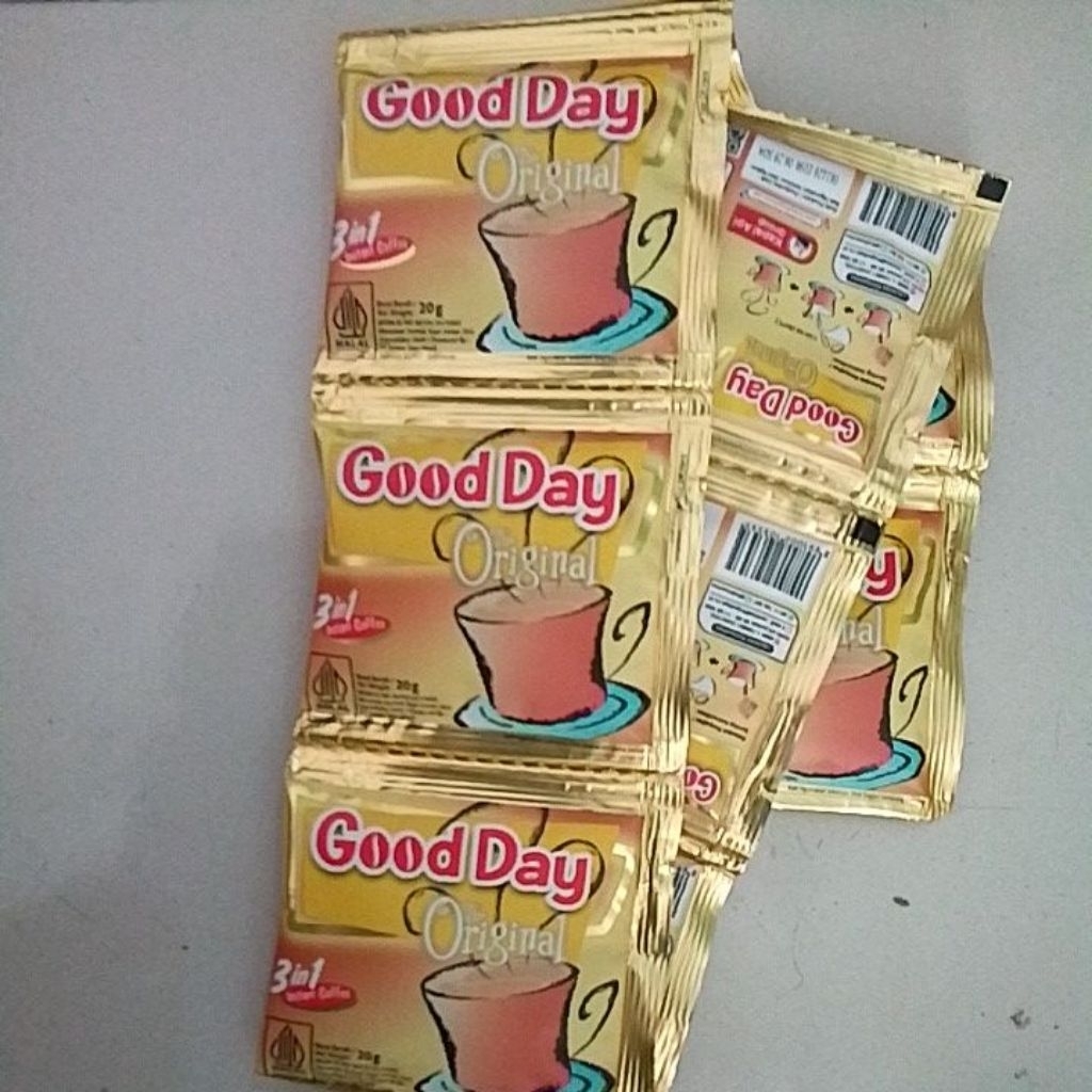 

good day original 20 gr 1 renceng isi 10 sachet