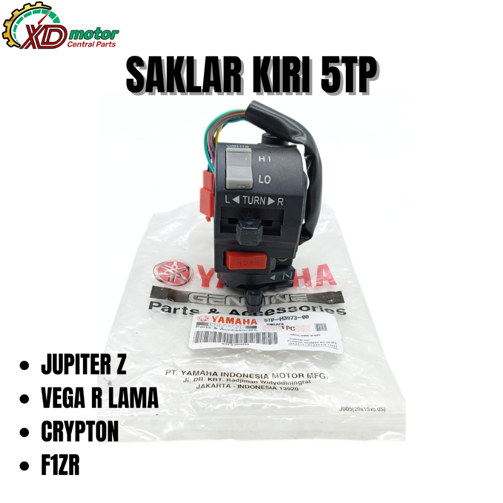 SAKLAR SAKELAR KIRI 5TP YAMAHA UNTUK MOTOR JUPITER Z VEGA R LAMA CRYPTON F1ZR