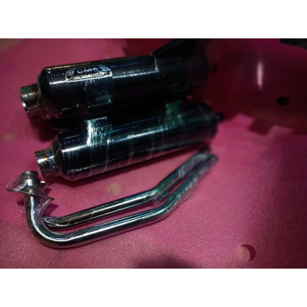 KNALPOT STANDAR RACING CMS TERMURAH ADEM BASS  SUZUKI NEX 1 SKYWIVE HAYATE SKYDRIVE SPIN DLL