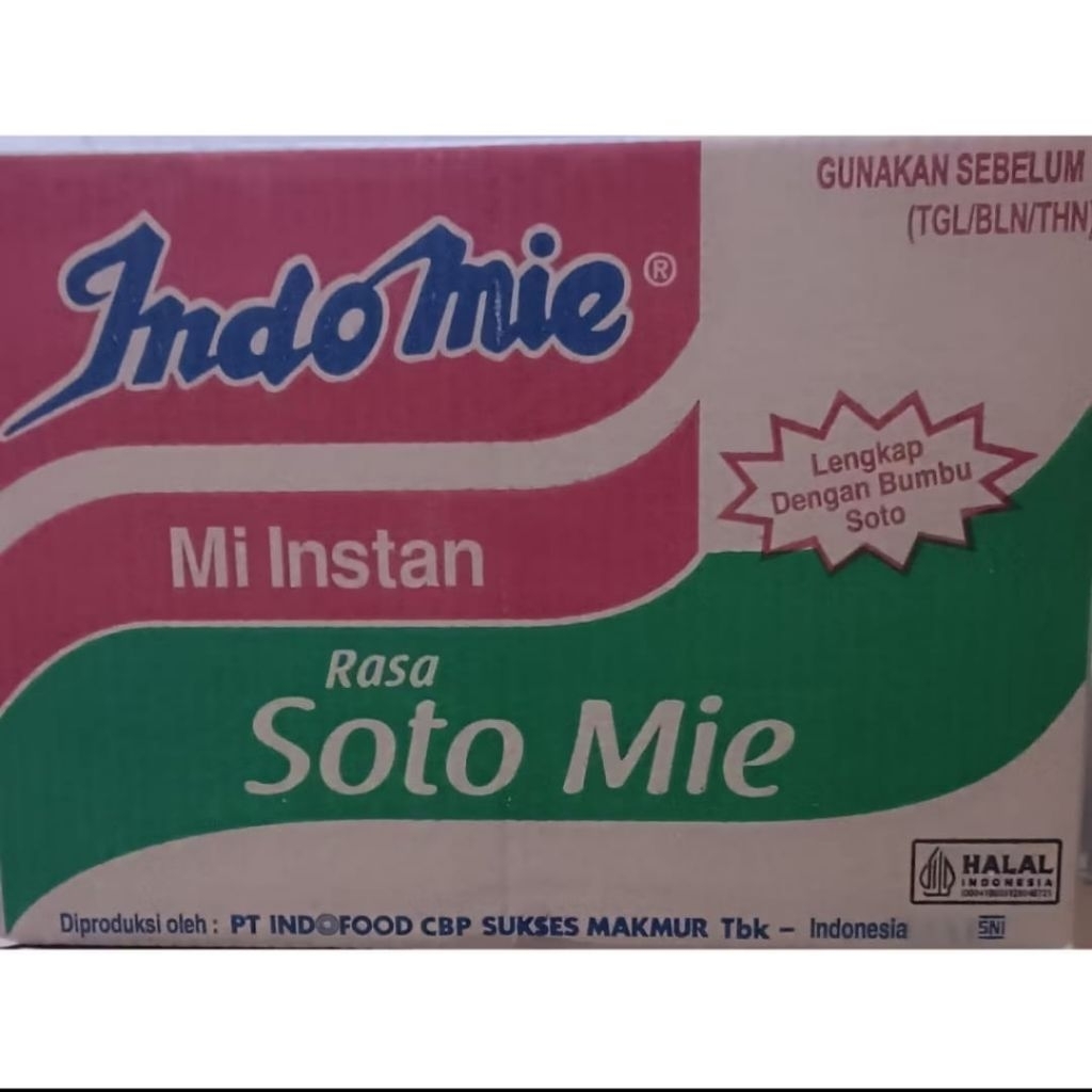 

Indomie soto mie 1 dus isi 40 pcs