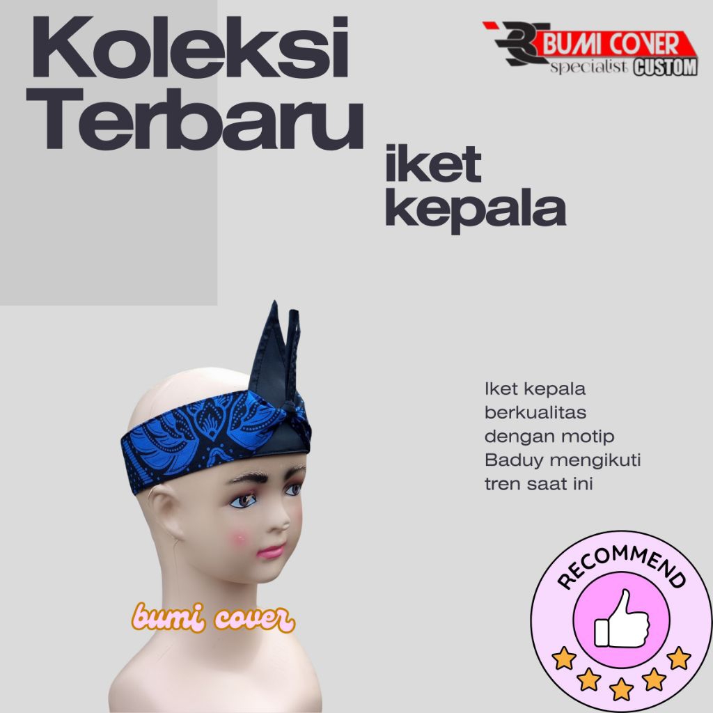 iket kepala sunda iket kepala baduy iket kepala anak dewasa
