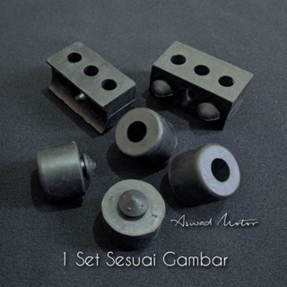 1Set Karet Ganjal Jok Honda Tiger Revo Original Set / Karet Bantalan Jok Tiger Revo / Karet Jok Hond