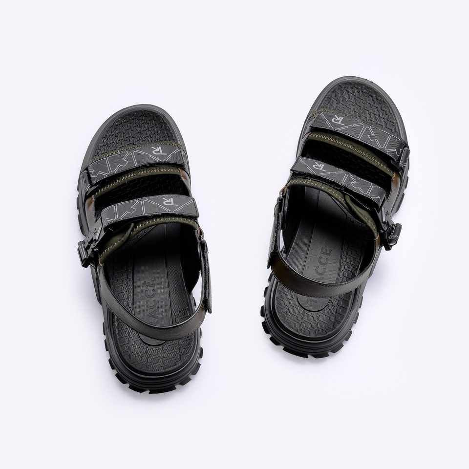 Everbest Tracce Remon Sandal Pria Black & Khaki