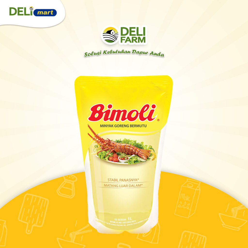 

Deli Mart Bimoli Minyak Goreng 1 Liter by Deli Farm