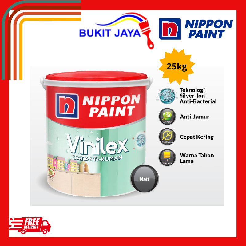 CAT AIR CAT TEMBOK NIPPON VINILEX WARNA PUTIH 25KG