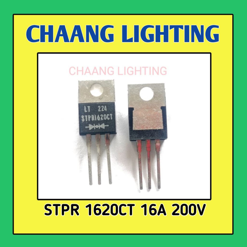 STPR1620CT MUR1620CT 16A 200V DIODA SUPERFAST RECOVERY MUR 1620CT
