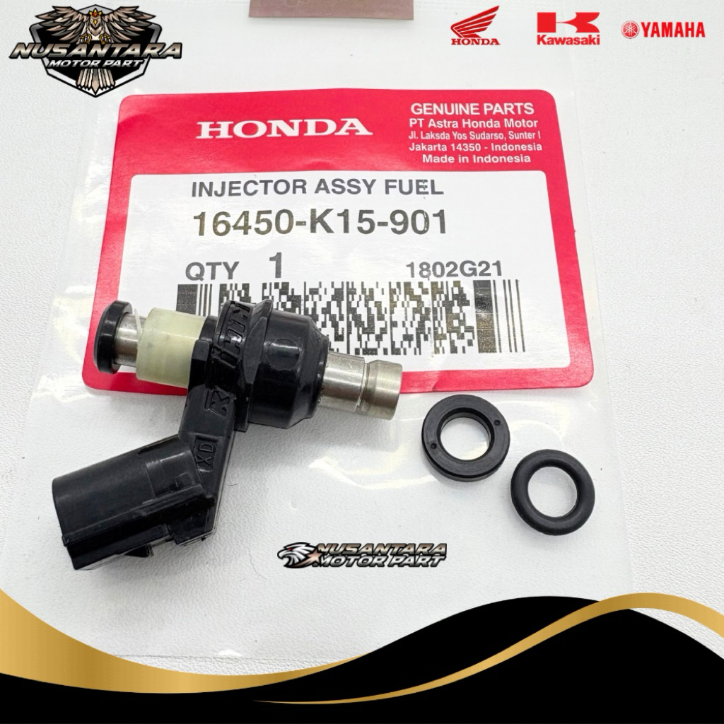 16450-K15-901 INJEKTOR HONDA 8 HOLE CB150R SONIC PCX VERZA VARIO 150 KUALITAS ORI
