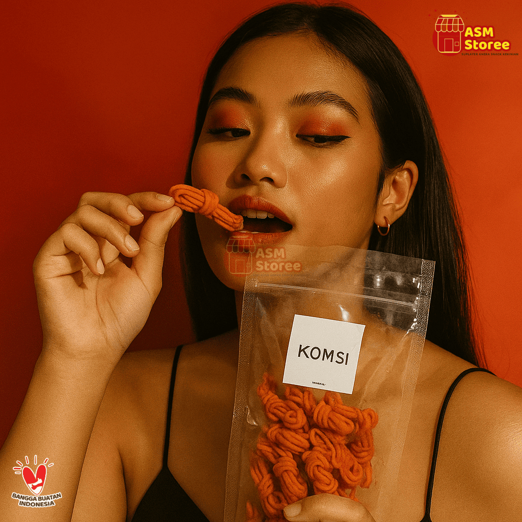 

Mie Gulung Balado KOMSI – Camilan Pedas Gurih Renyah Kekinian | Snack Viral Halal