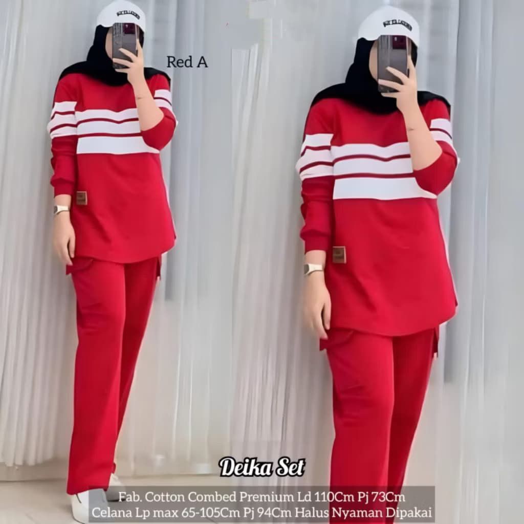 setelan Agustusan /setelan merah putih/baju merah putih