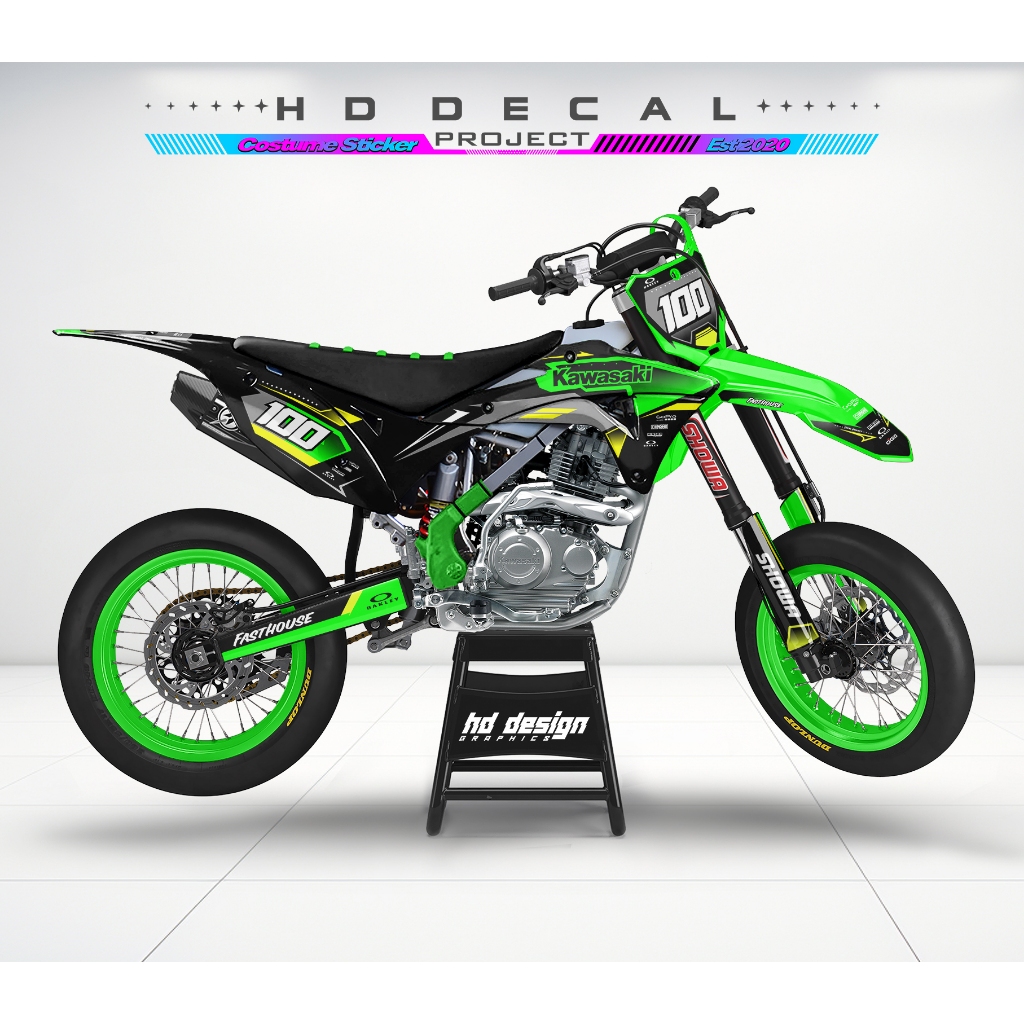 DECAL KLX GORDON PREMIUM GLOSY COSTUME DESIGN / DECAL KLX GORDON FULL BODY