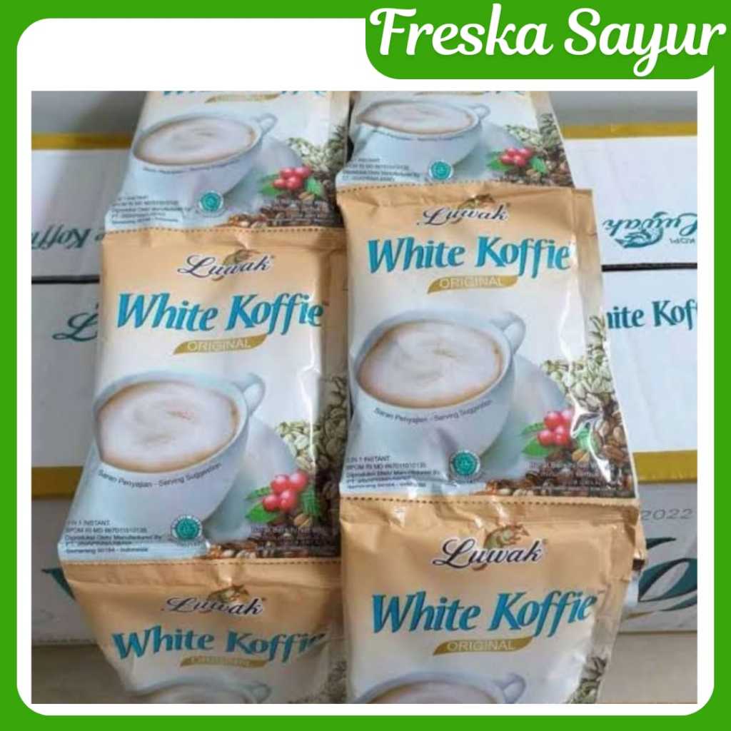 

Luwak White Coffie 1 Renceng Isi 10 I Kopi Putih Favorit Keluarga