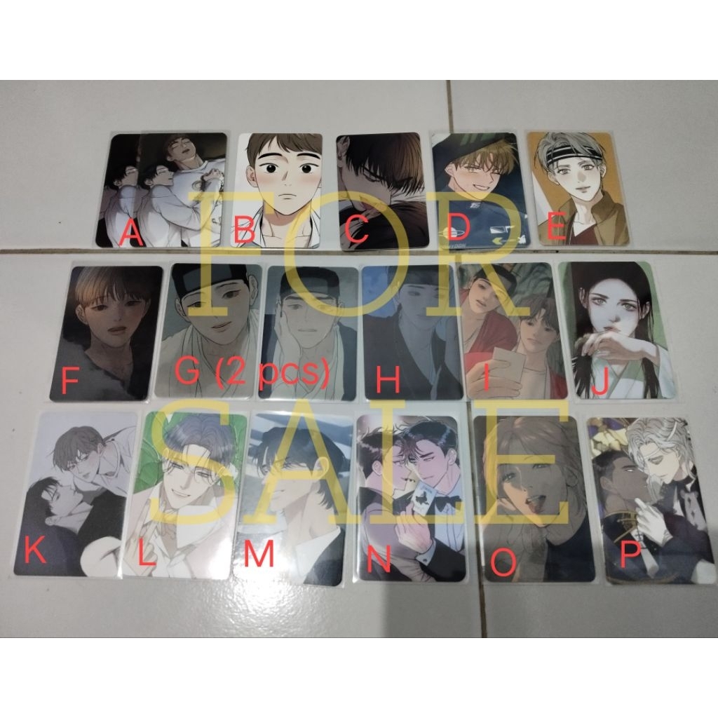 RPC Photocard BL Manhwa BJ Alex Payback Smyrna Mad Place Yaoi Korea