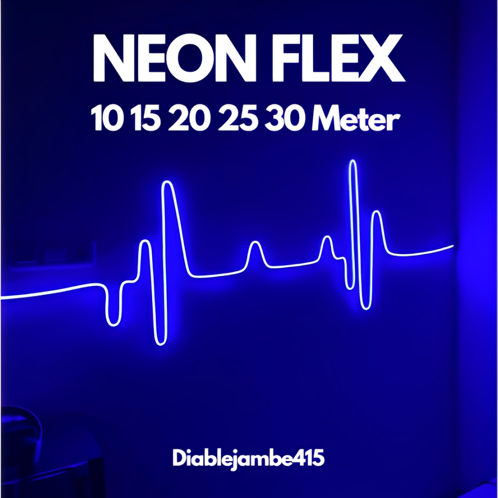 Lampu Led Neon Flex 10 15 20 25 30 Meter Hiasan Kamar Aesthetic Dekorasi Plafon Rumah Free Soket