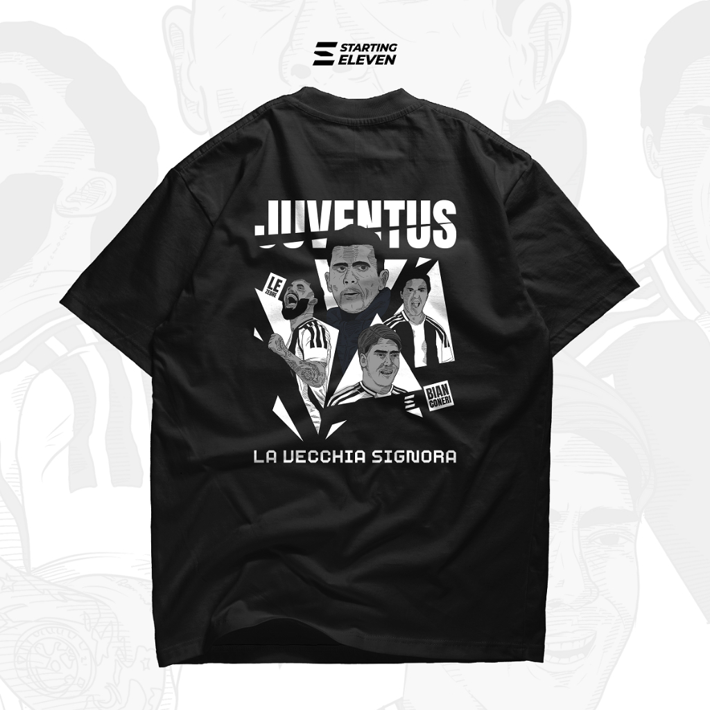 STARTING ELEVEN Kaos Juventus - Kaos Bola Juventus