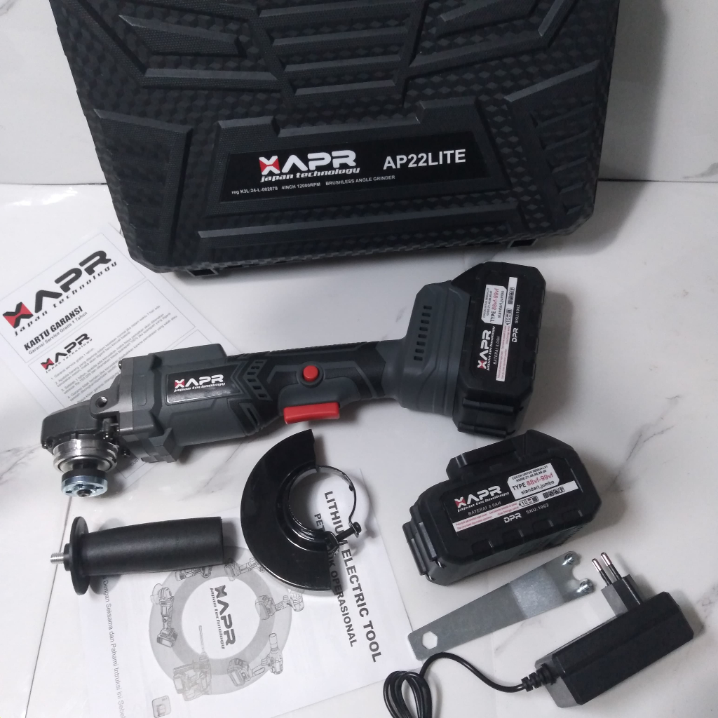 XAPR APR Ap22lite gerinda portable batrai cordless