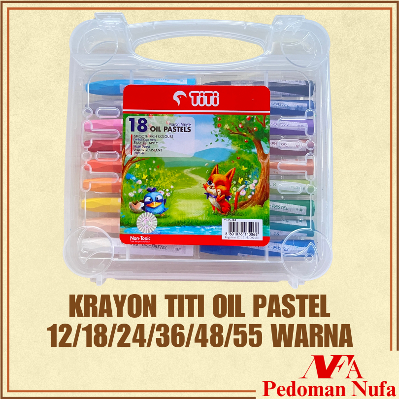 

NUFA TITI KRAYON OIL PASTEL TI-P-12,18,24,36,48,55 WARNA