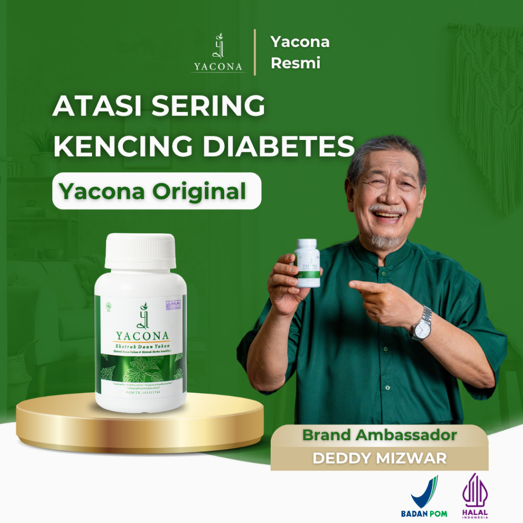 Yacona Asli Turunkan Gula Darah Diabetes Original Obat Diabetes Herbal Sembuhkan Diabetes
