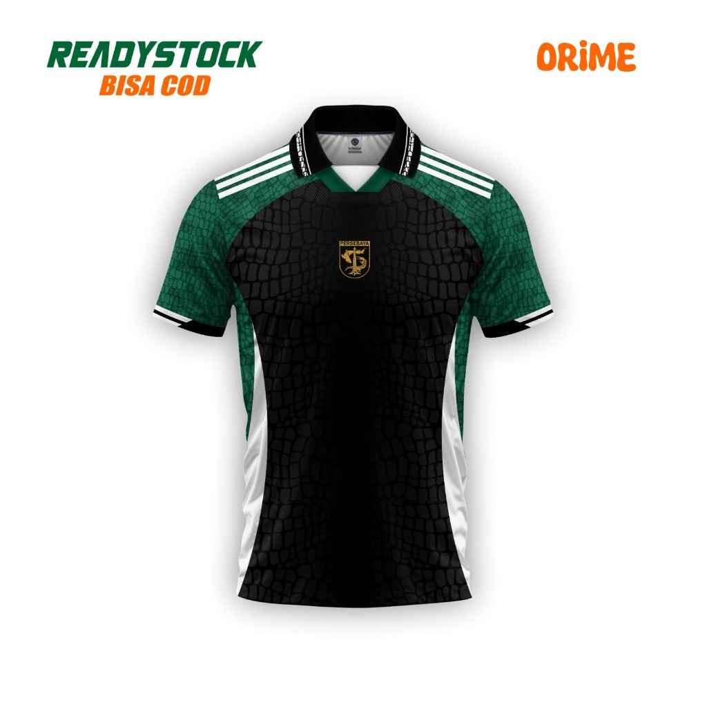 {ORIME} Jersey Persebaya Hijau Polo Shirt |JerseyPersebaya|JerseyCowo|JerseyFutsal|JerseyCewe