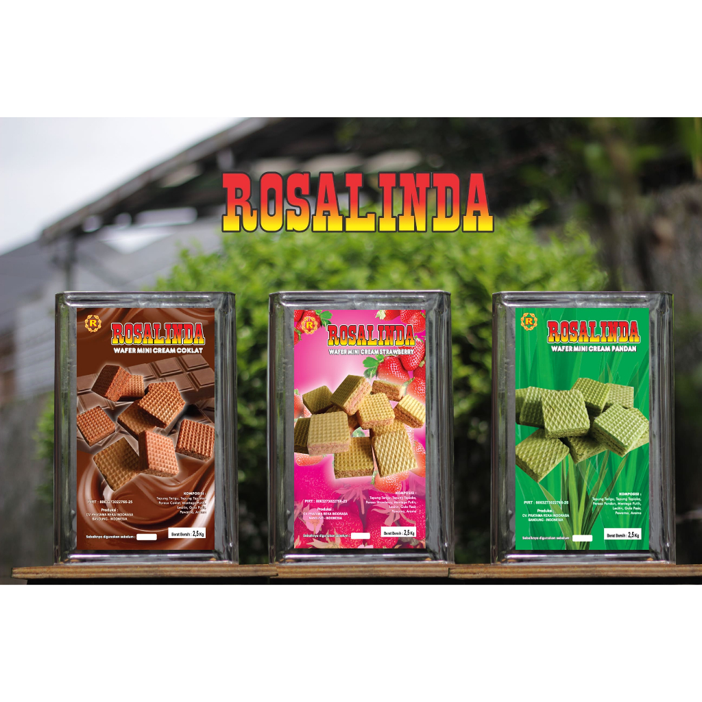 

Wafer Mini Rosalinda Berat 2,5 Kg