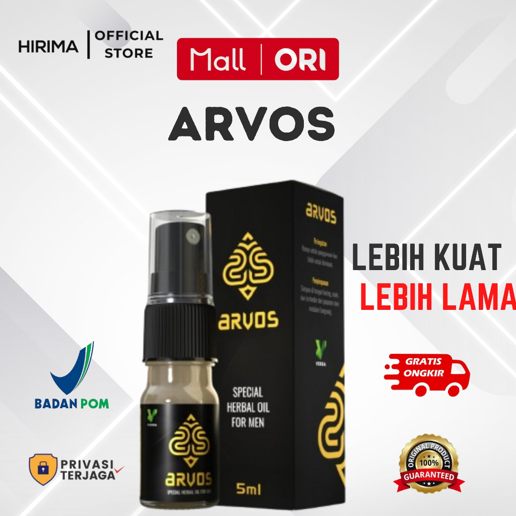 Arvos Spray Pria Spray Lama Semprot Original
