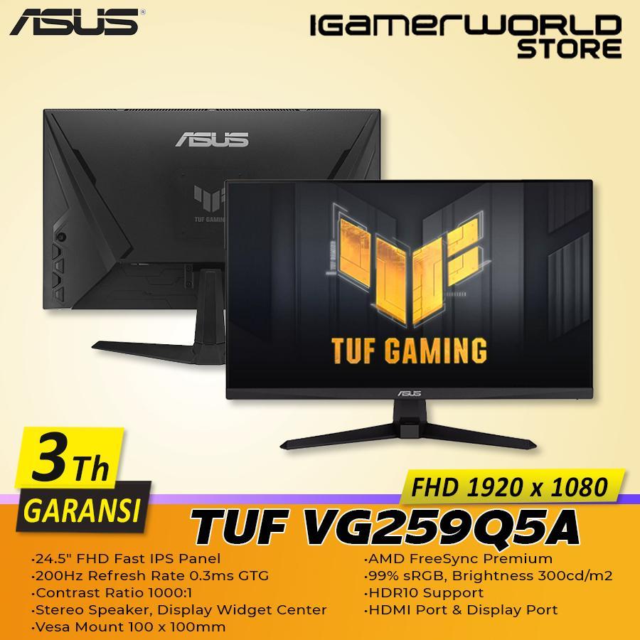 ASUS TUF VG259Q5A 24.5 inch FHD 200Hz 0.3ms Fast IPS HDR10 Gaming Monitor
