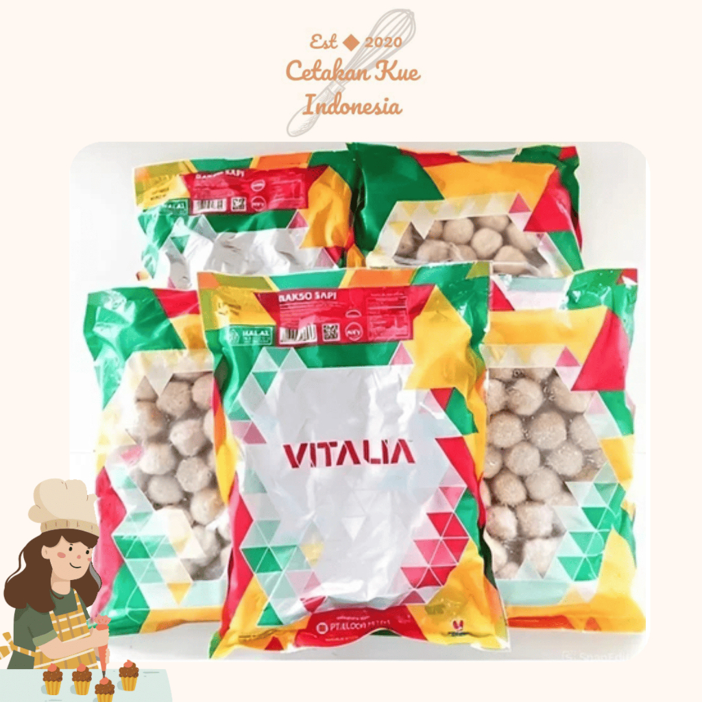 

{CKI} VITALIA BAKSO SAPI 640GR BAKSO DAGING SAPI BERNADI / Baso Sapi Frozen Food