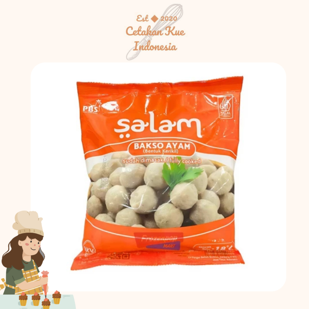 

{CKI} Salam Bakso Ayam Kerikil 500gr Bakso Ayam Instant