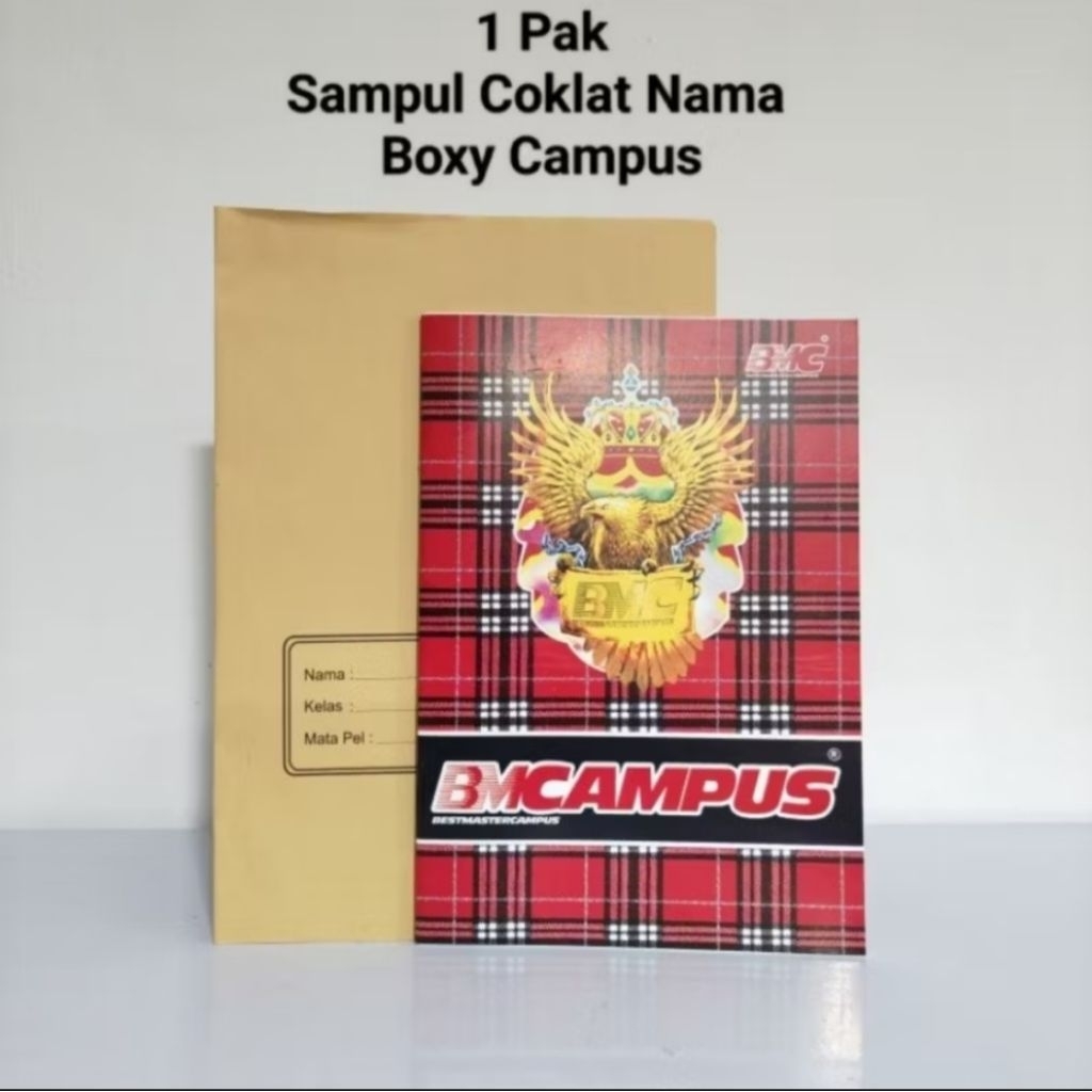 

sampul coklat nama buku campus isi 1pak/ 20 lembar